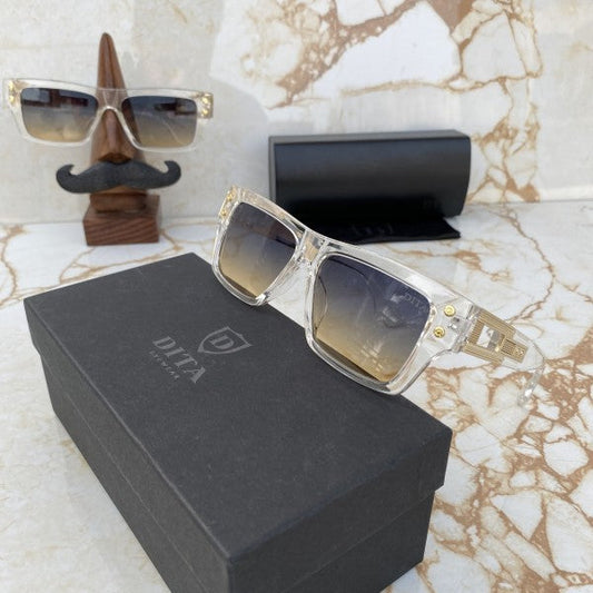 Ditaa Crystal Green Edge Prime Sunglasses