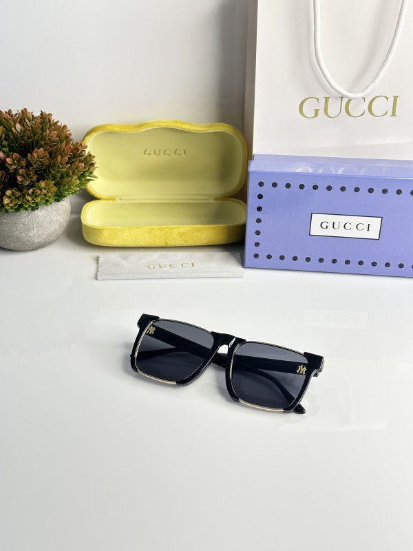 Guccii New York Gold and Black Sunglasses