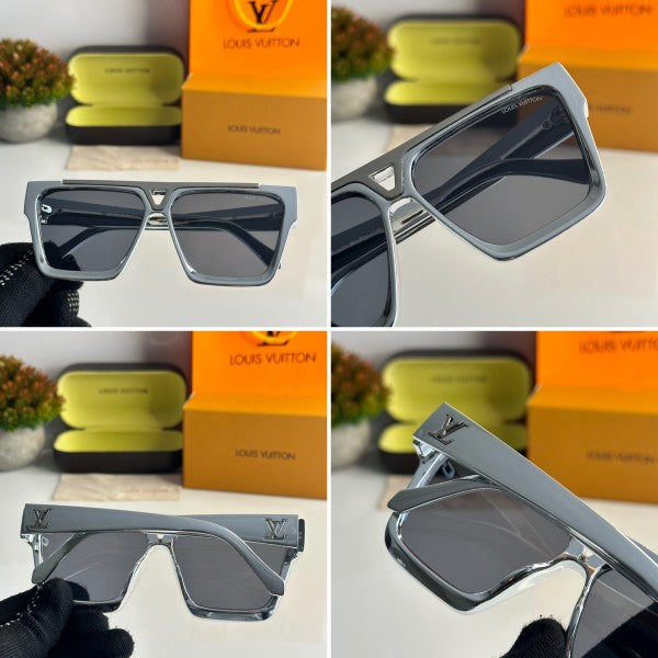 Louiis Vuitton Chrome Black Primium Edge Sunglasses