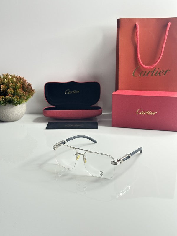 Cartierr Exclusive Silver Sunglasses