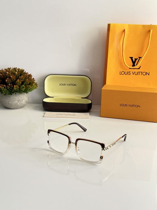 Louiis Vuitton Gold and Brown Sunglasses