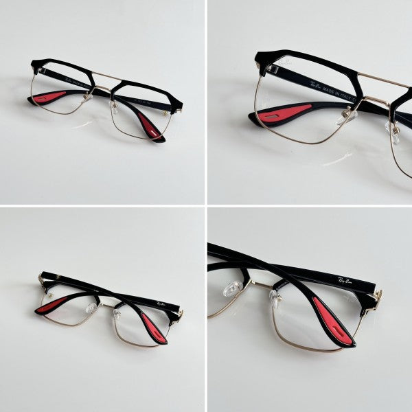 Raybann Wayfarer Gold Black Sunglasses