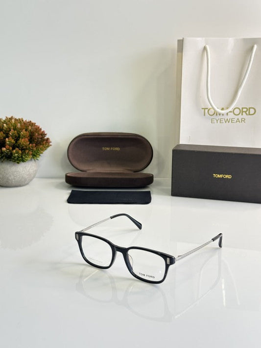 Tomforrd Elegant Silver Black Sunglasses