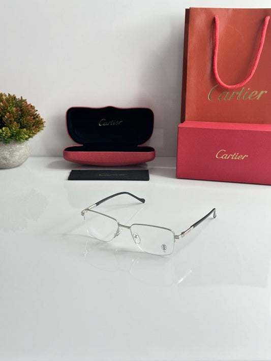 Cartierr Unique Frame Less Clear Sunglasses