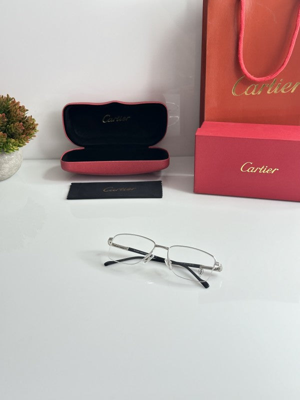 Cartierr Unique Frame Less Clear Sunglasses