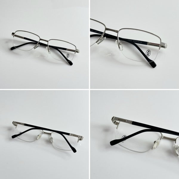 Cartierr Unique Frame Less Clear Sunglasses