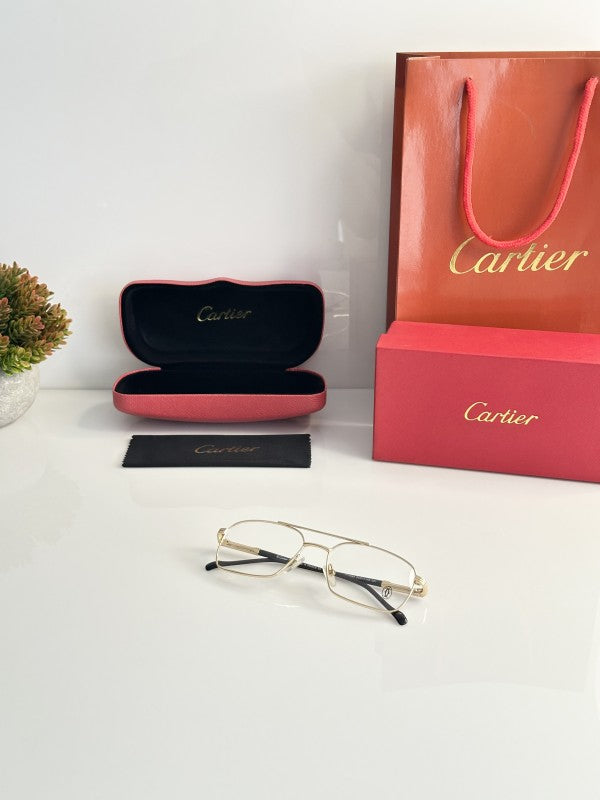 Cartierr Clear Lens Luxury Eyewear Sunglasses