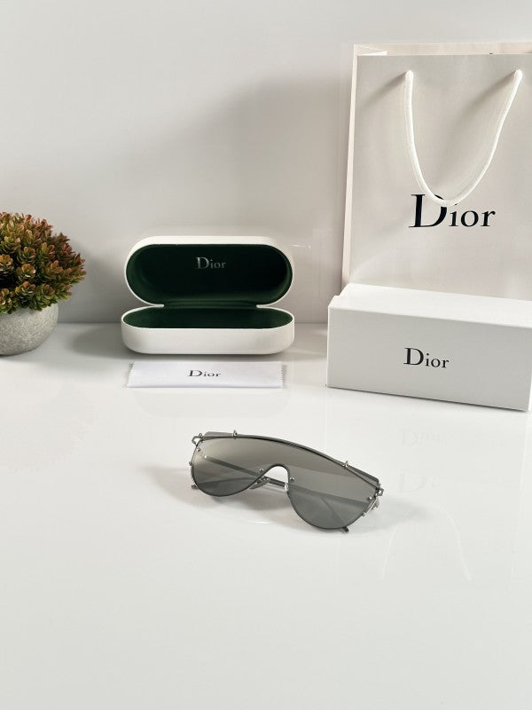 Diorr Unique Silver and Mercury Sunglasses
