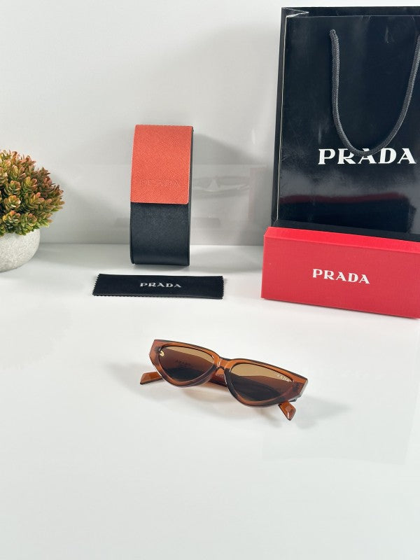 Pradaa Sophisticated Brown Sunglasses