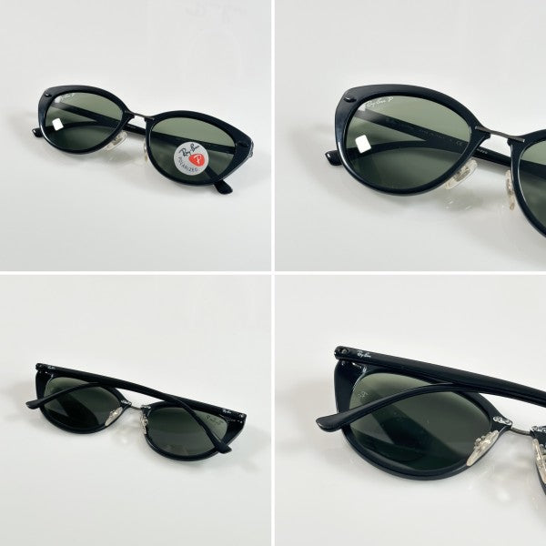 Raybann Aviator Black Green Sunglasses