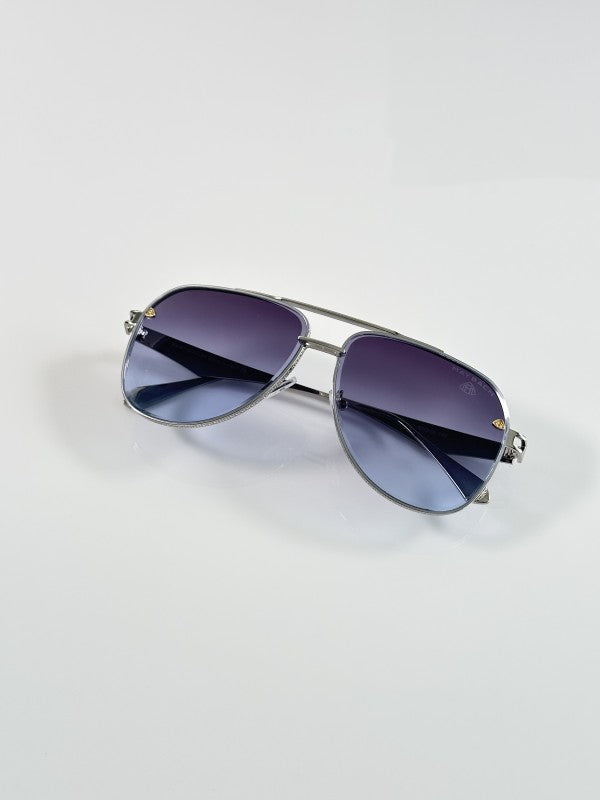 Maybachh Signature Silver Sunglasses