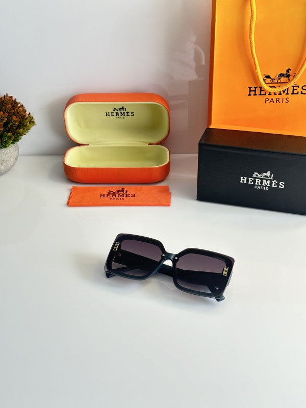 Hermess Black Green Sunglasses