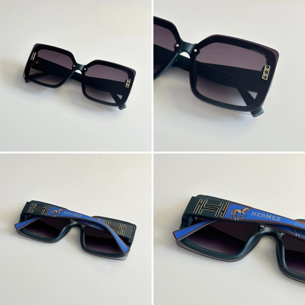 Hermess Black Green Sunglasses
