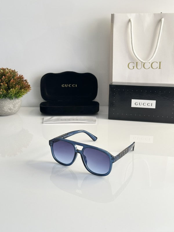 Guccii Blue Elegant Sunglasses