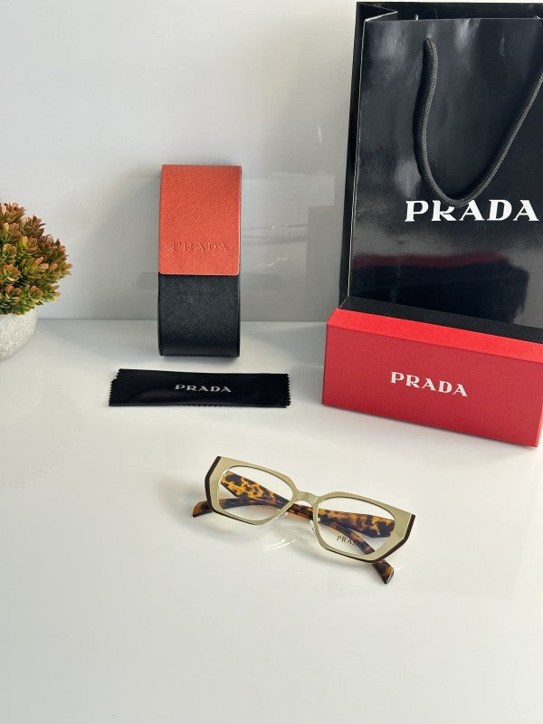 Pradaa Luma Gold Unisex Sunglasses