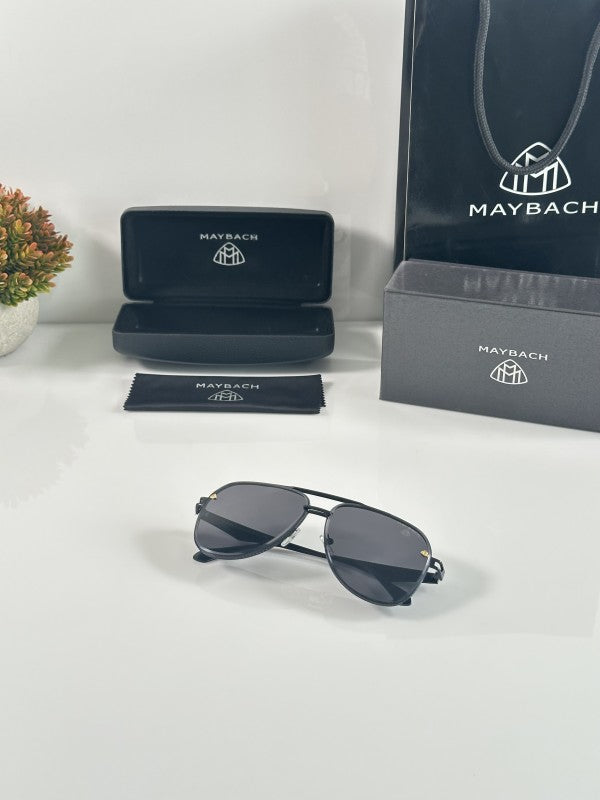 Maybachh Exclusive Metalic Black Sunglasses