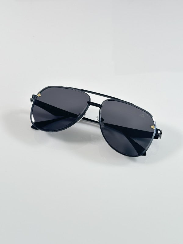 Maybachh Exclusive Metalic Black Sunglasses