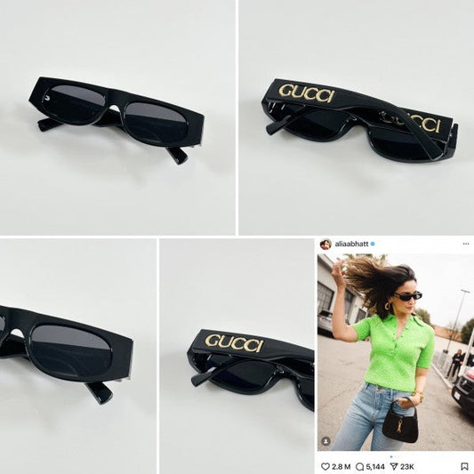 Guccii Elegent Black Sunglasses