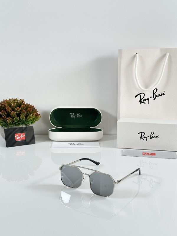 Raybann  Primium Silver and Mercury Sunglasses