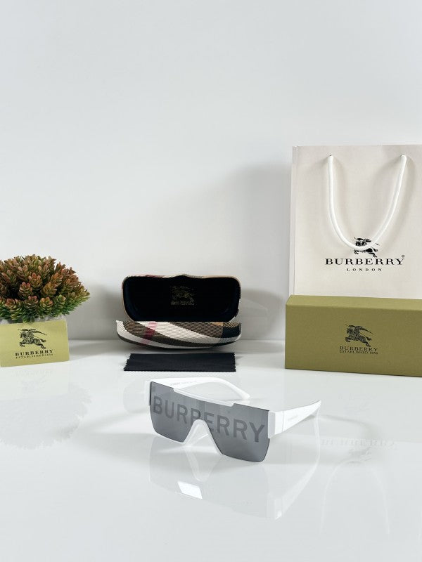Burberryy White and Silver Mercury Sunglasses