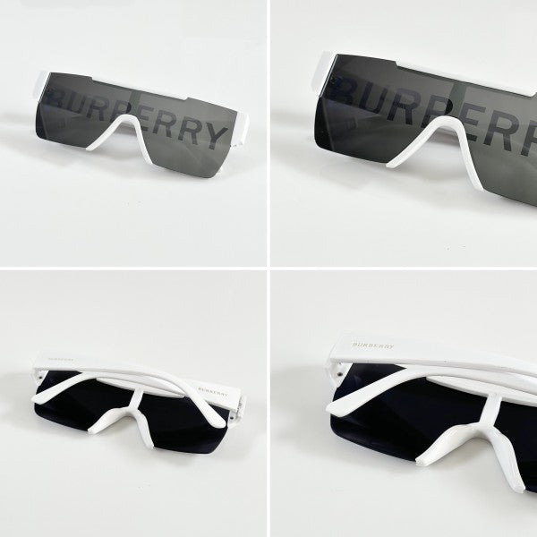 Burberryy White and Silver Mercury Sunglasses