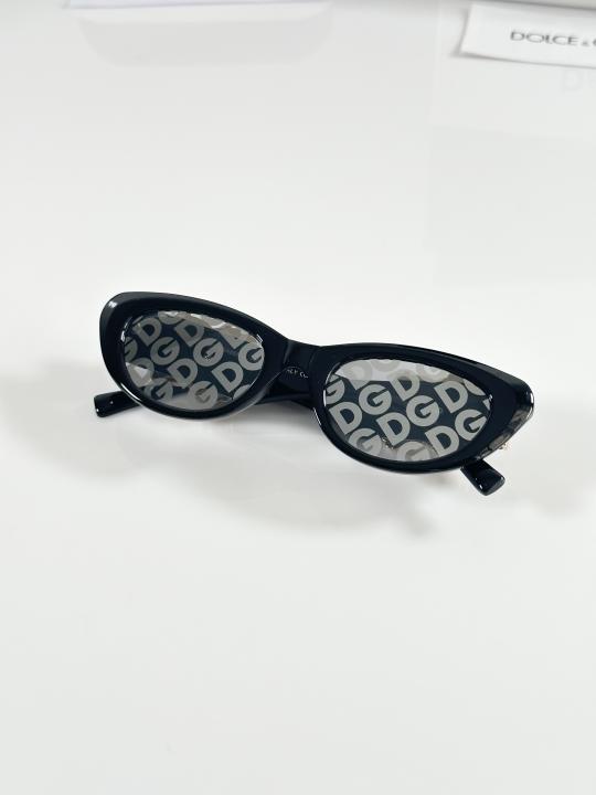 Dolcce & Gabbana Uniqe Printed Black Sunglasses