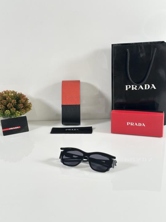 Pradaa Sport Classic Full Black Sunglasses