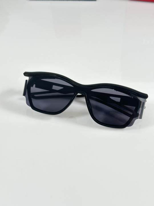 Pradaa Sport Classic Full Black Sunglasses