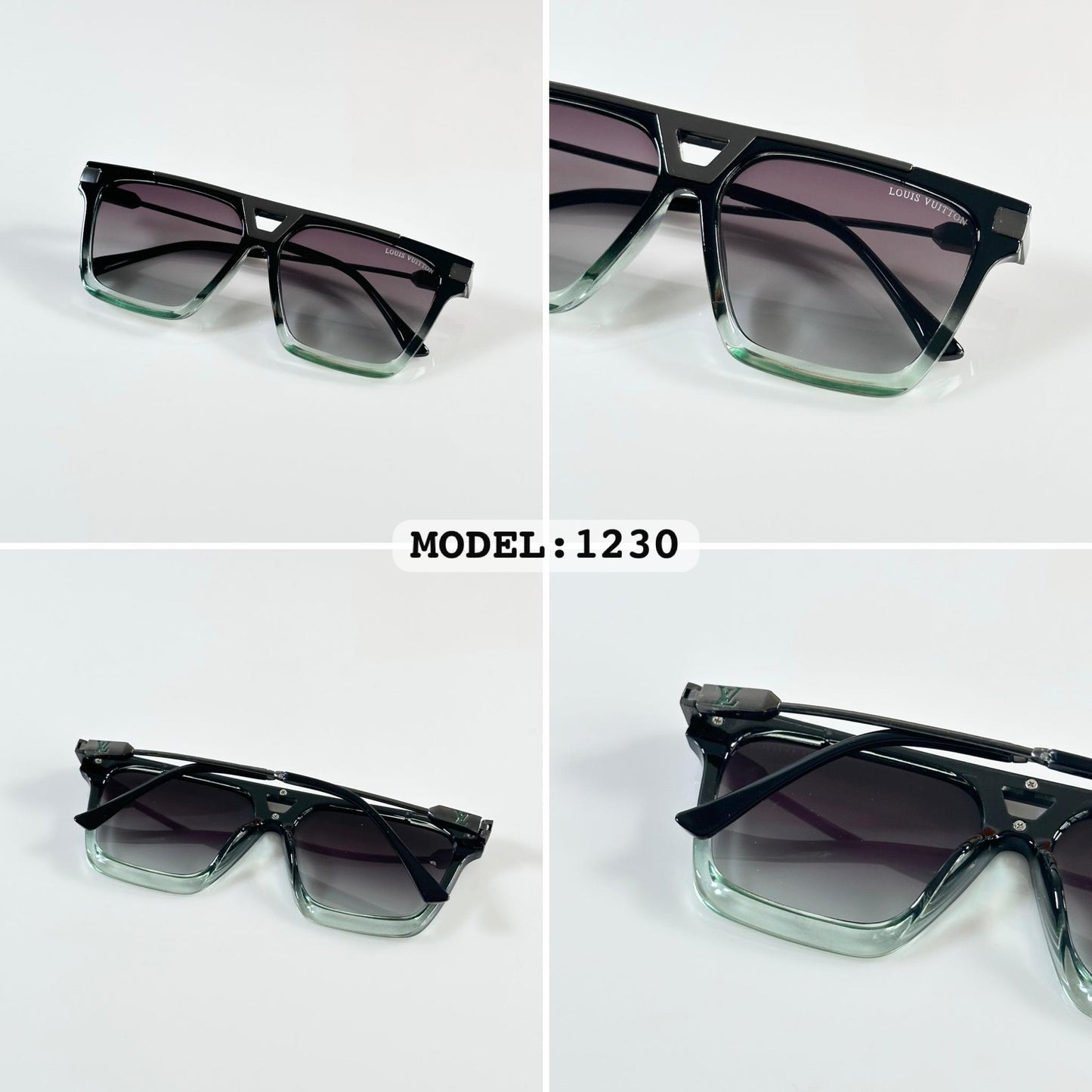 LOUIIS VUITTON UNISEX GUN GREEN SUNGLASSES