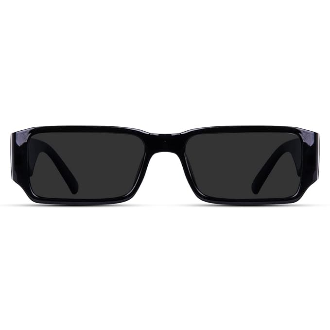 Creature MC stan Rectangle Retro Vintage Narrow Unisex Sunglasses Small Narrow Square Sun Glasses