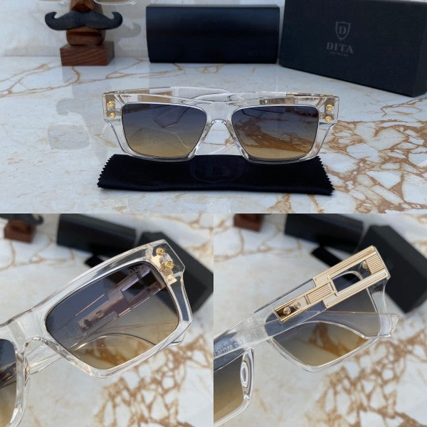 Ditaa Crystal Green Edge Prime Sunglasses