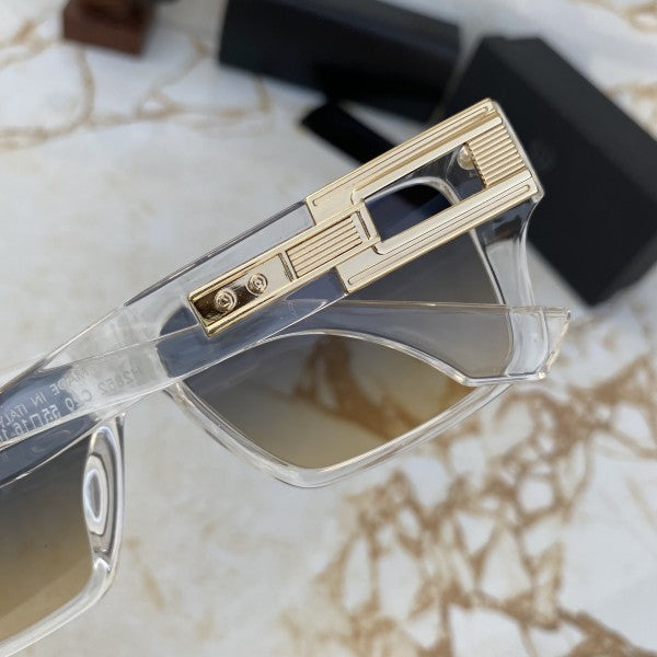 Ditaa Crystal Green Edge Prime Sunglasses