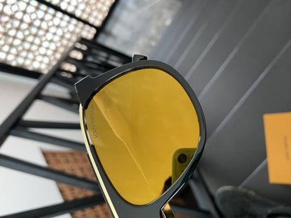 Louiis Vuitton Unisex Yellow Mercury Sunglasses