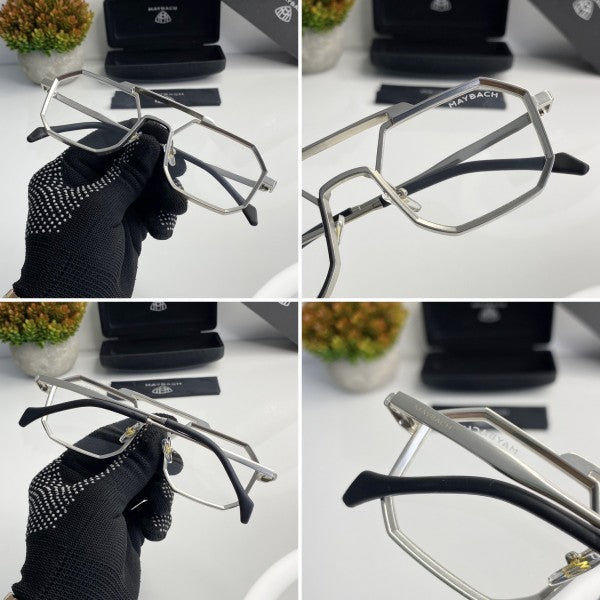 Maybachh Unique Silver Sunglasses