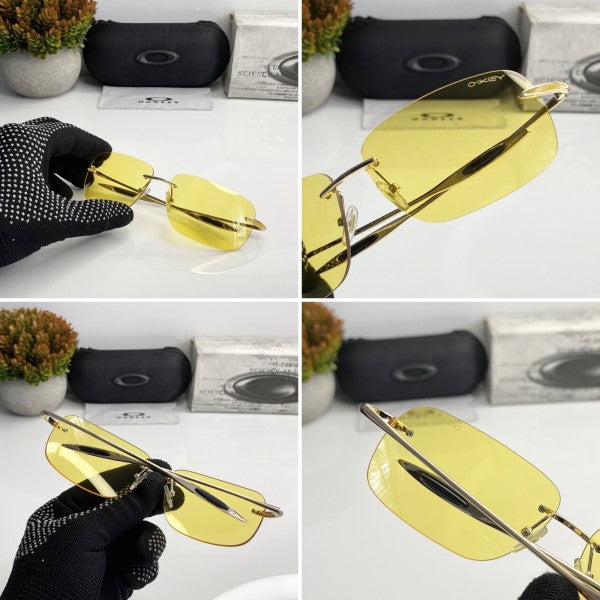 Oaklley Yellow Frogskins Primium Sunglasses