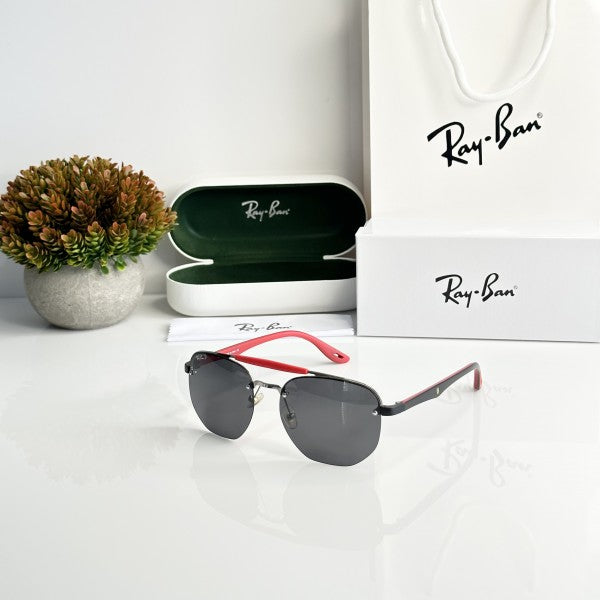 Raybann High Quality Silver Black Sunglasses