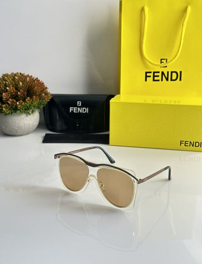 Fendi Brown Gold Primium Sunglasses
