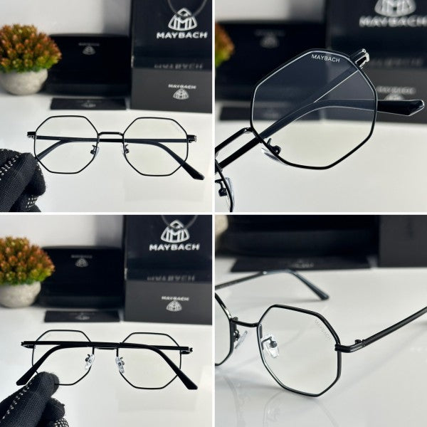 Maybachh Elite Black Cut Sunglasses