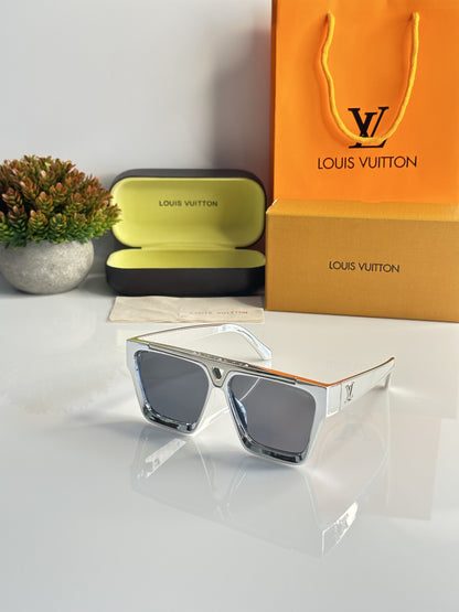 Louiis Vuitton Chrome Black Primium Edge Sunglasses