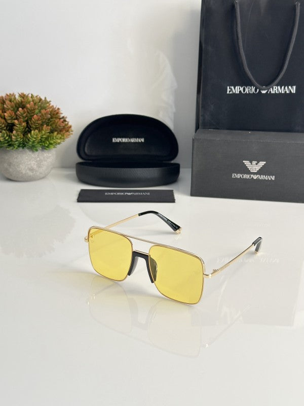 Emporio Armani Gold and Yellow Prime Sunglasses