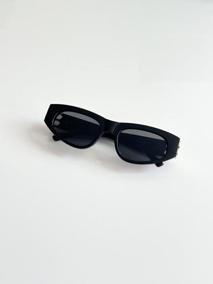 Balenciiaga Primium Unisex Gold and Black Sunglasses