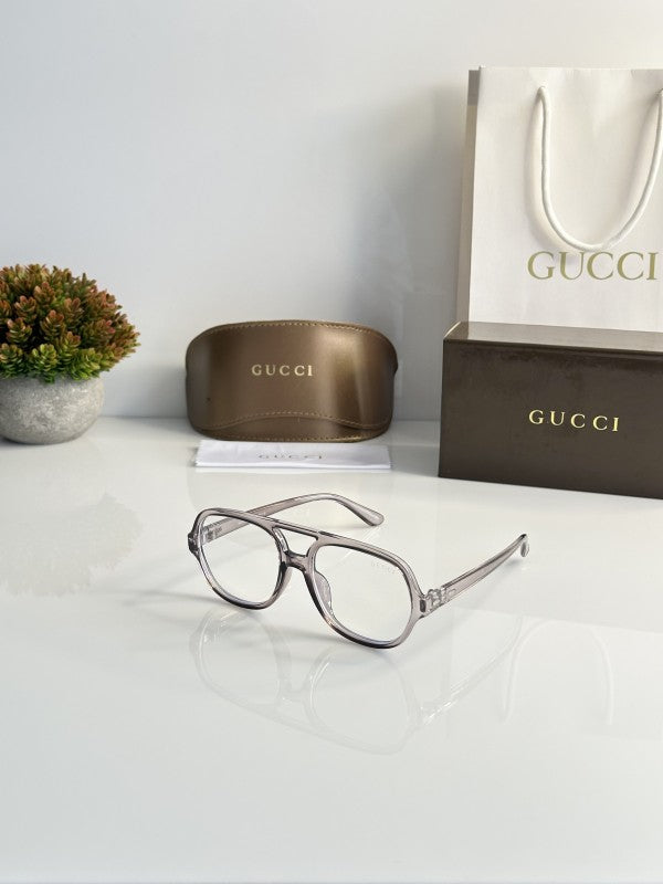 Guccii Grey Round Primium Sunglasses