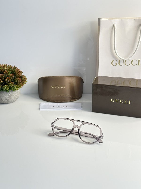 Guccii Grey Round Primium Sunglasses