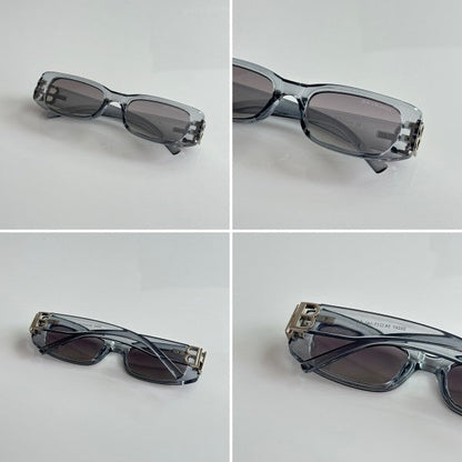 Balenciiaga Asthetic Grey and Silver Sunglasses