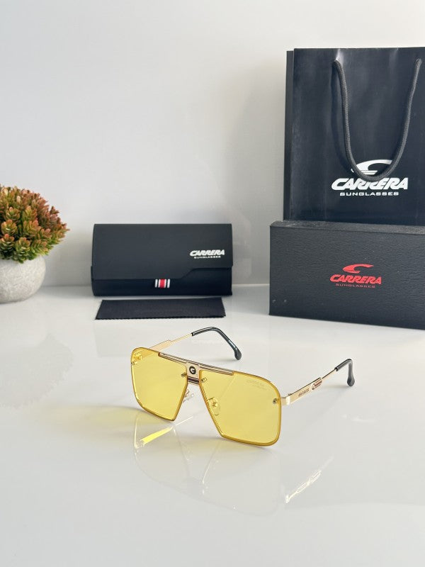Carrerra Gold With Yellow Edge Sunglasses