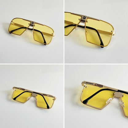 Carrerra Gold With Yellow Edge Sunglasses