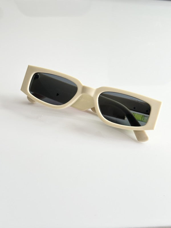 Gentlle Monster Cream and Black Sunglasses