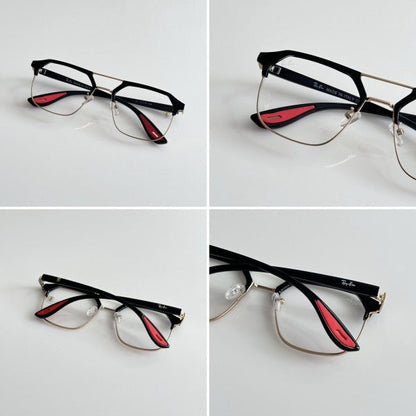 Raybann Wayfarer Gold Black Sunglasses