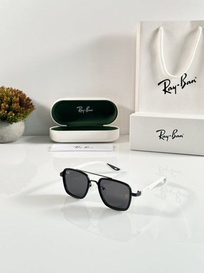 Raybann Black and Ice Stick Prime Sunglasses