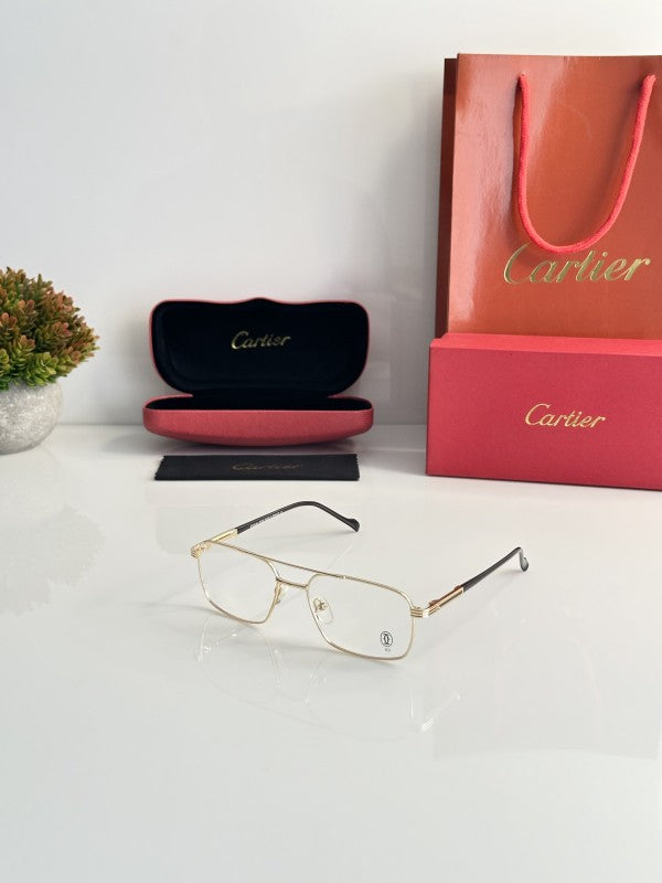 Cartierr Clear Lens Luxury Eyewear Sunglasses